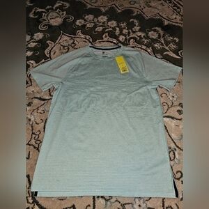 All in Motion Performance TShirt Men Medium Teal NWT  #M